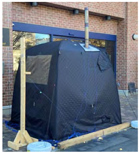 テント型サウナの画像