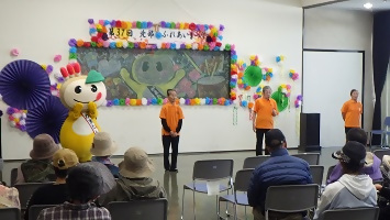 健康推進員さんとかまたんの写真
