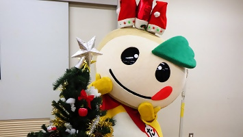 クリスマスツリーとかまたんの写真