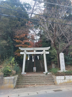 道野辺八幡宮の鳥居の写真