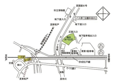 会場までの地図