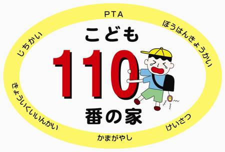 「こども110番の家」標示板の画像