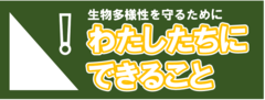 生物多様性を守るためにわたしたちにできること