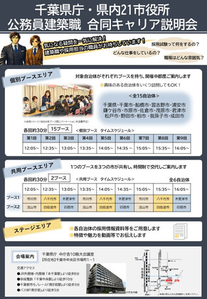 合同キャリア説明会チラシ裏