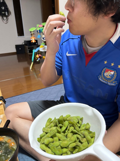 ナンバー8えだまめペペロンと作った人の画像