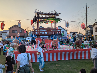 丸山、ふれあい、鎌ケ谷東自治会納涼盆踊り大会（夏祭り）の様子（夏祭り）の様子（写真）